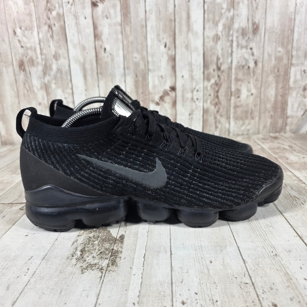 Nike Air VaporMax Flyknit 3 Triple Black Mens AJ6900-004 Size 10.5 Running Shoes